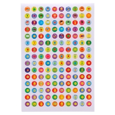 Classmates Mixed Design Stickers - 10mm - Pack of 720